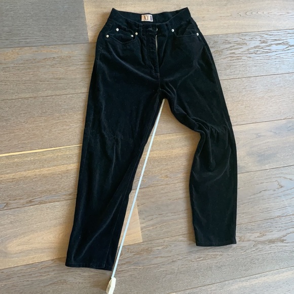 Vintage Ann Taylor black velvet pants - Picture 7 of 7